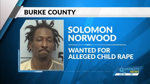 Burke Co black man wanted for alleged child rape