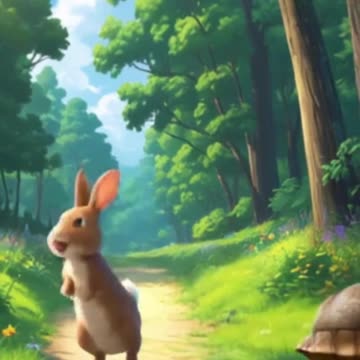 The Rabbit and the Tortoise in the Rain | A Heartwarming Tale of Friendship & Kindness 🌧🐰🐢