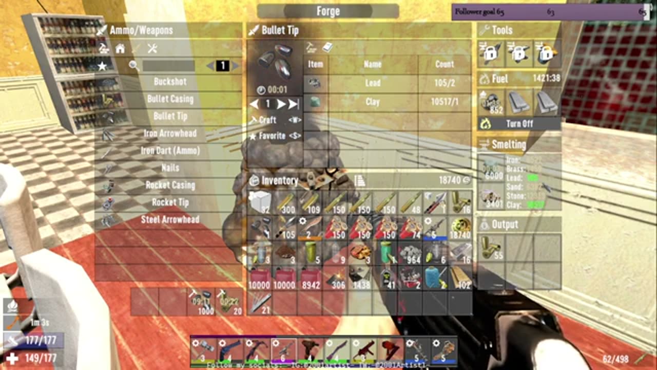 7 Days to die (part 28) bloodmoon, jobs, and asmr like thing when making ramen.