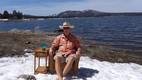 The Beach Captain in Time-Lapse. Ski Beach, Big Bear Lake, California. TL 034