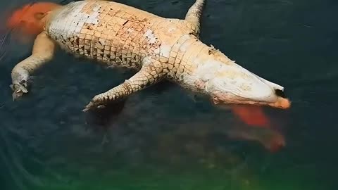 Drone Captures Shocking Moment Alligator Carries Another Alligator!