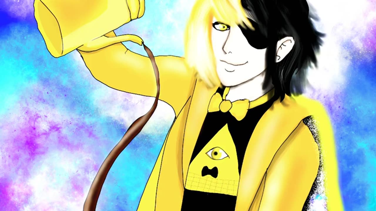 Human Bill cipher speedpaint