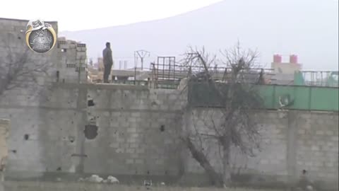 🔫🏢 Syria War | Ajnad al-Sham Gunner Strikes SAA Soldier in Darayya | RCF