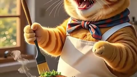 Epic Adventure_ Cat and Dragon Ride the Waves_ _aicat _funny _catvideos