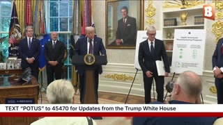 LIVE: President Trump Announces $100 Billion Investment in America by Apple...