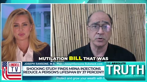 New study: mRNA shots may slash life expectancy by 37%.