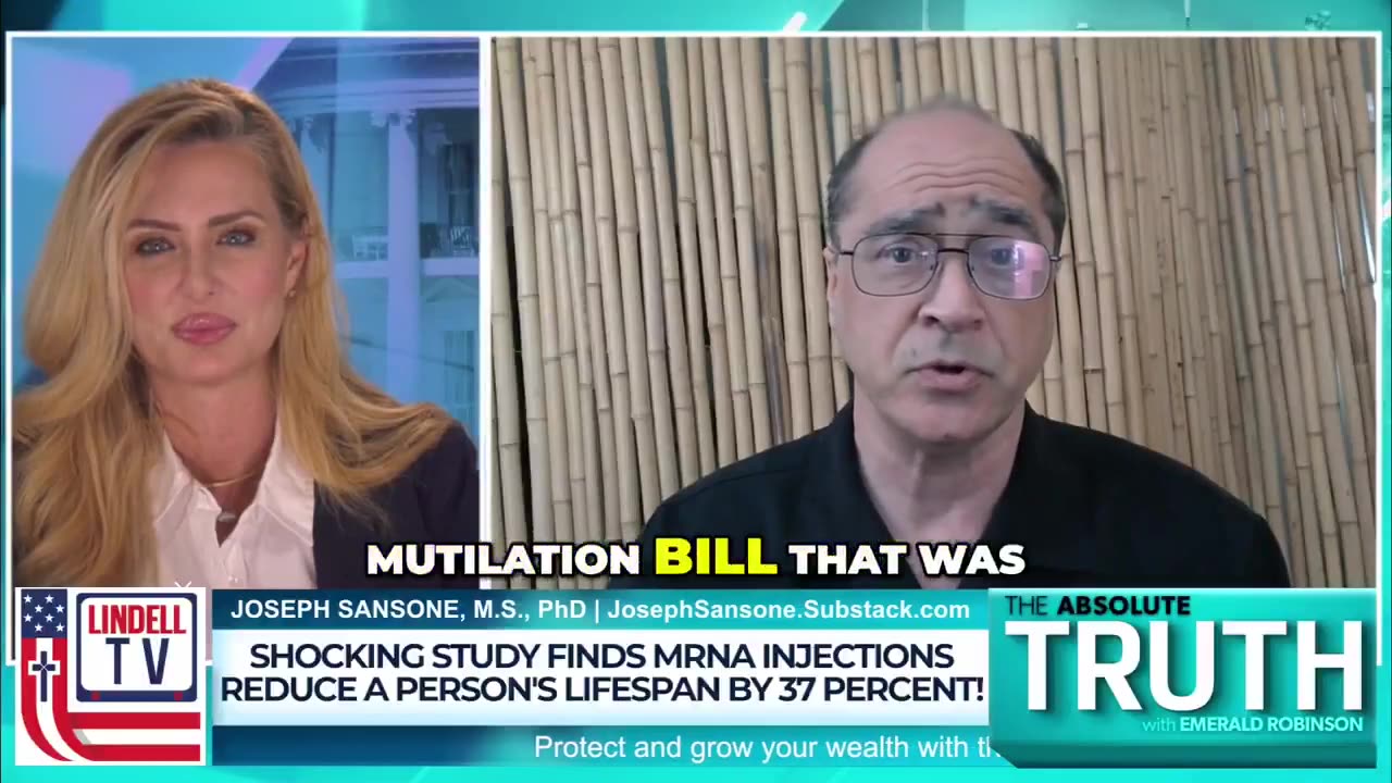 New study: mRNA shots may slash life expectancy by 37%.