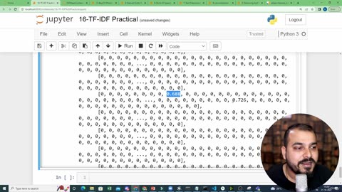 47.20 TFIDF Practical implementation Python Krish Naik ML