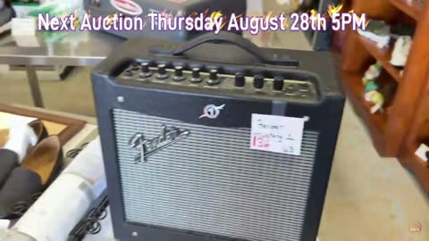 Live Auction Preview For Thursday August 28th