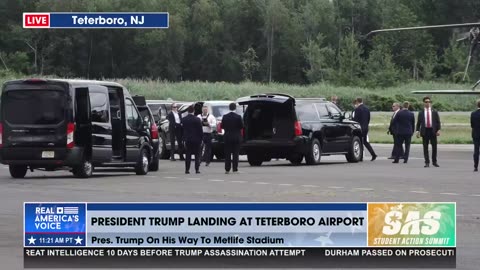 POTUS LANDS IN NEW JERSEY