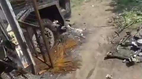 🚗💥 Ukraine Russia War | Ukrainian POV: British Husky TSV Destroyed in Combat | RCF