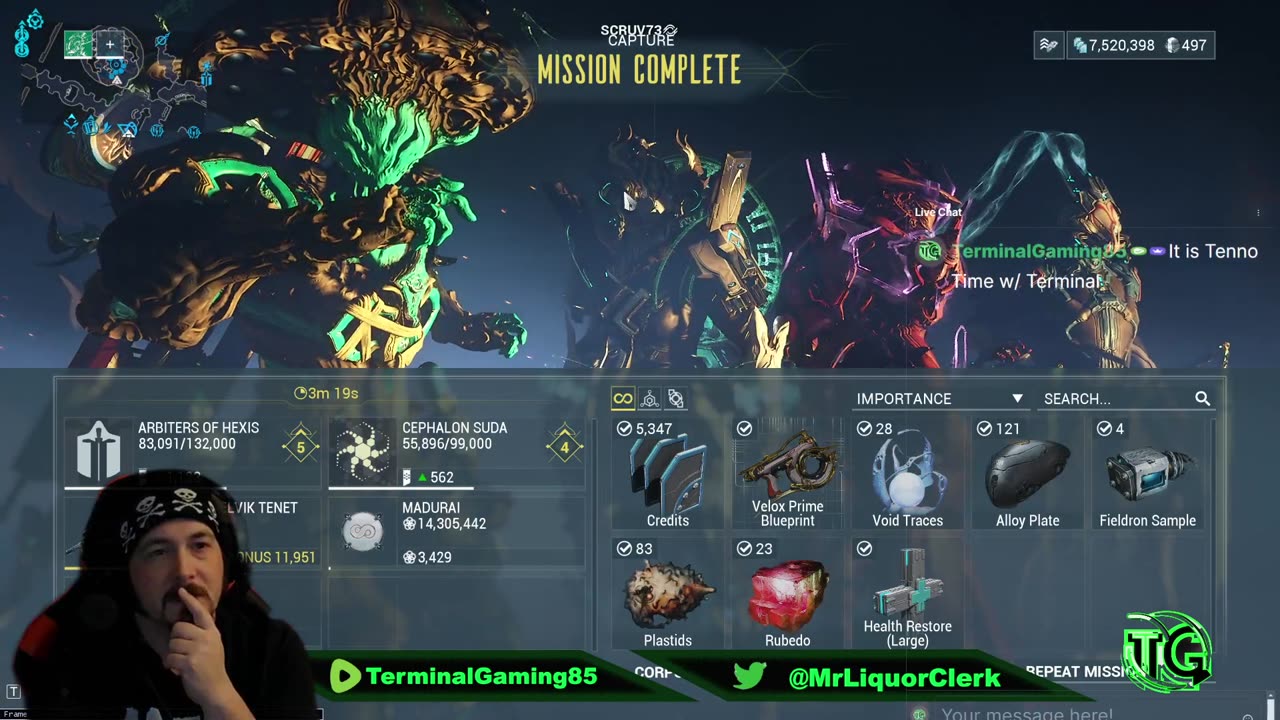 Terminal Gaming - Warframe - Comfy Grind Time