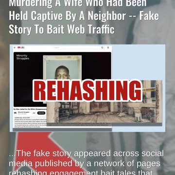 Fact Check: Marcus Holloway Did NOT Serve Twenty Years For Murdering Wife Held Captive By Neighbor