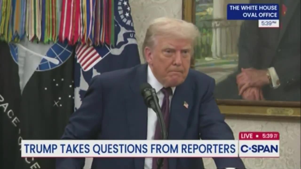 Trump asked if Putin is still tapping him along