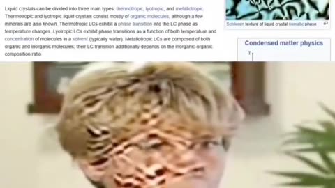 The human body is made of liQuid CRYSTAL