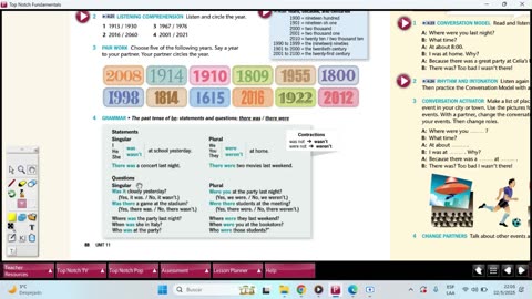 UNIT 11 - PAST EVENTS