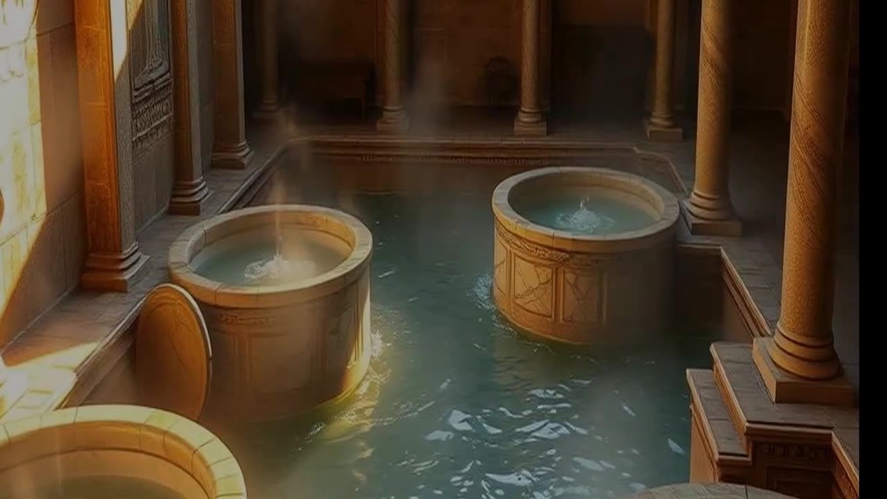 مدينة هيرابوليس: أسرار المياه الكبريتية العلاجية ♨️ #هيرابوليس #تركيا #مياه_كبريتية