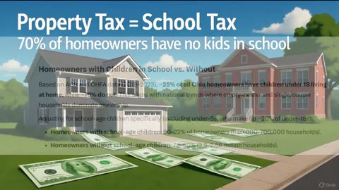 70% of Ohio Homeowners Pay School Taxes—With No Kids in School