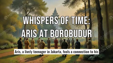 The first stone and the time tunnel: Aris' advanture at borobudur