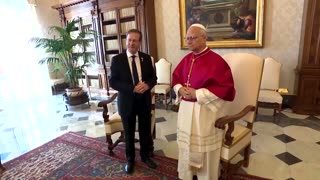 Pope Leo raises 'tragic situation in Gaza' in meeting with Israeli president