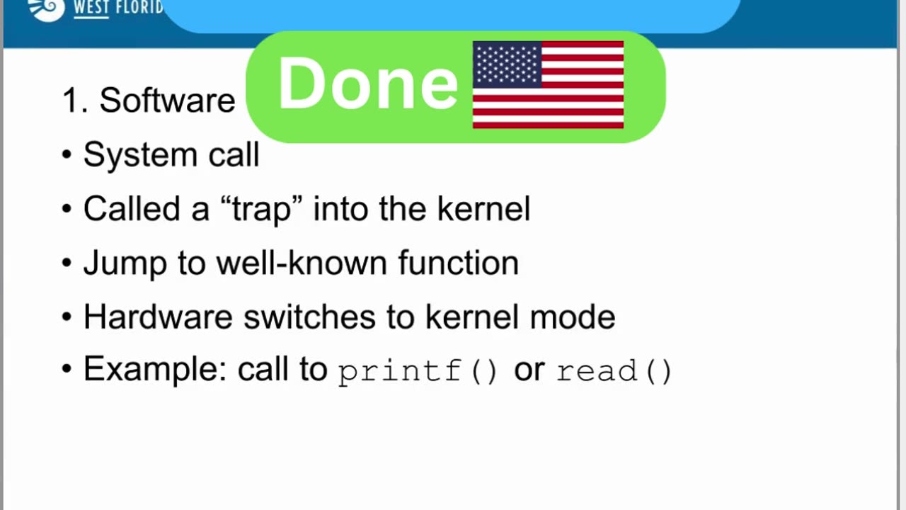 Student Work(Presentation) | COP 4634 Part 2 Process Concepts Presentation | Operating Systems | UWF