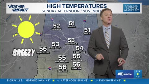 November 16, 2025 - WTHR 'Sunrise'