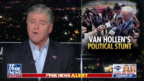 HYPOCRISY EXPOSED! Hannity Unloads on Chris Van Hollen for 'Pointless Political Stunt'