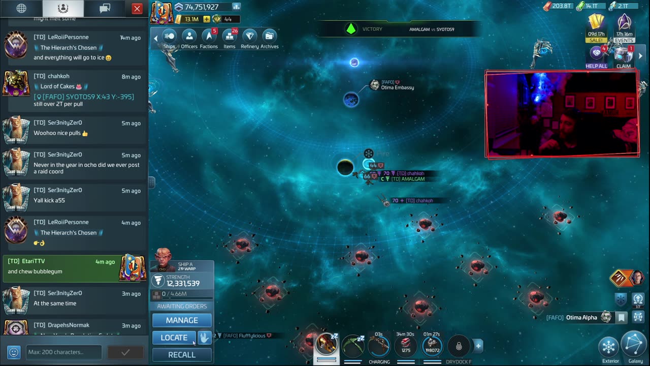 (server 709) Ops 42 New Commander - Loop Catch Up Day - STFC Live Stream