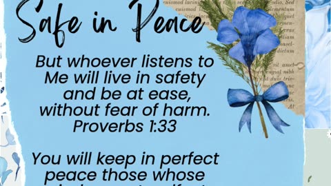 Safe in Peace