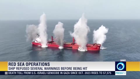 Yemeni armed forces released footage of a maritime operation