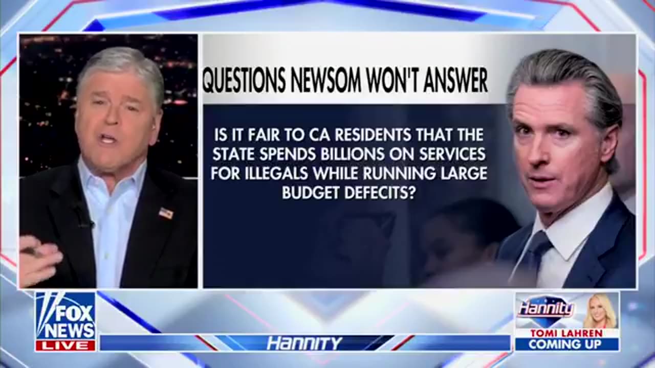 WOW! Sean Hannity EXPOSED how Gavin Newsom's California doesn't even track crimes...