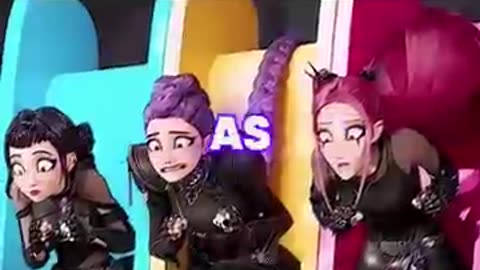 Trending: Zoey is built different in K-Pop Demon Hunters #shorts #kpop #netflix