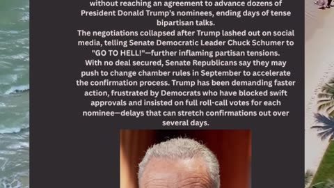 🔥 Senate Recess Explodes After Trump Tells Schumer to "GO TO HELL!" No Deal on Nominees #news