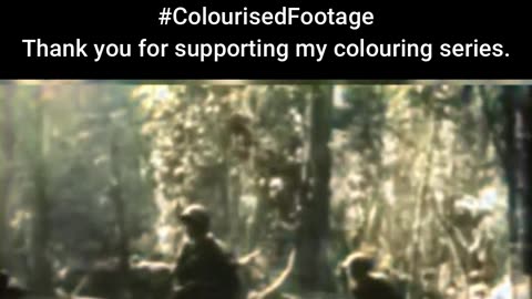 Steel and Signal US Soldiers Attach Field Phone to Sherman #ColourisedHistory