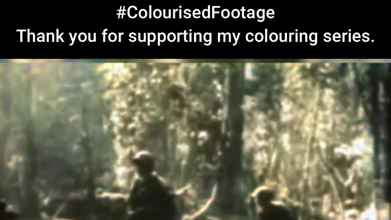 Steel and Signal US Soldiers Attach Field Phone to Sherman #ColourisedHistory