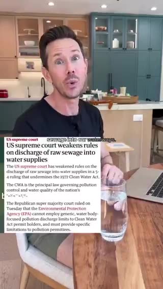 🚨 “The EPA just eased regulations about dumping sewage into our waterways”