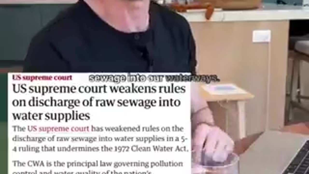 🚨 “The EPA just eased regulations about dumping sewage into our waterways”