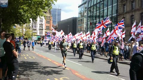 Manchester Britain First Protests 2/8/25 pt2 Enough is Enough