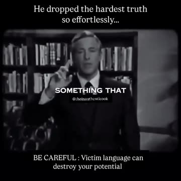 Victim language is a real thing