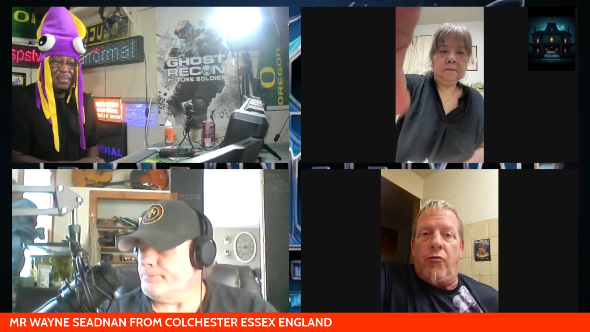 PARANORMAL INVESTIGATOR MR WAYNE SEADAN FROM COLCHESTER ESSEX ENGLAND