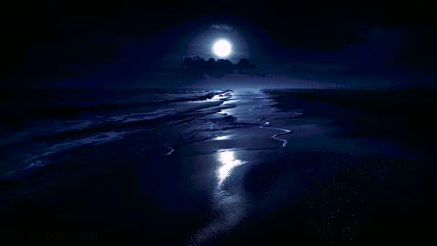 Soothing Melody of Sea Waves | Calm Nightlife - Natural Calming | Deep and Uninterrupted Sleep
