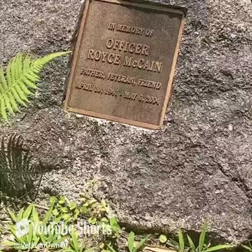 Tragedy Unveiled: Vietnam Vet & Baltimore LEO Royce McCain’s Memorial Plaque at Botanical Gardens