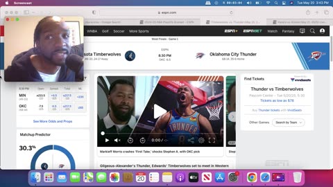 NBA playoffs rd 3 Twolves vs Thunder rant