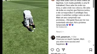 🎥 ¡RAPHINHA SORPRENDE DE NUEVO! CRUZA MONTJUÏC DE RODILLAS POR EL TÍTULO DE LALIGA