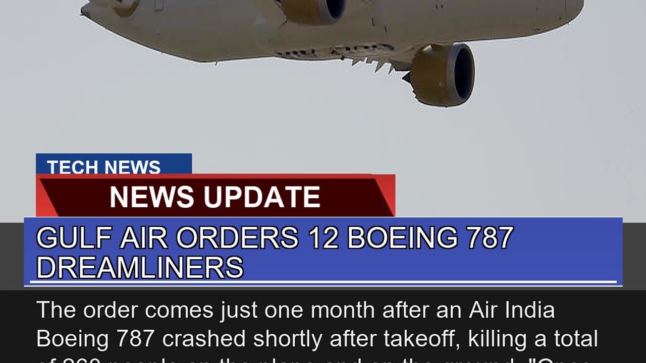 Gulf Air Orders Boeing Dreamliners