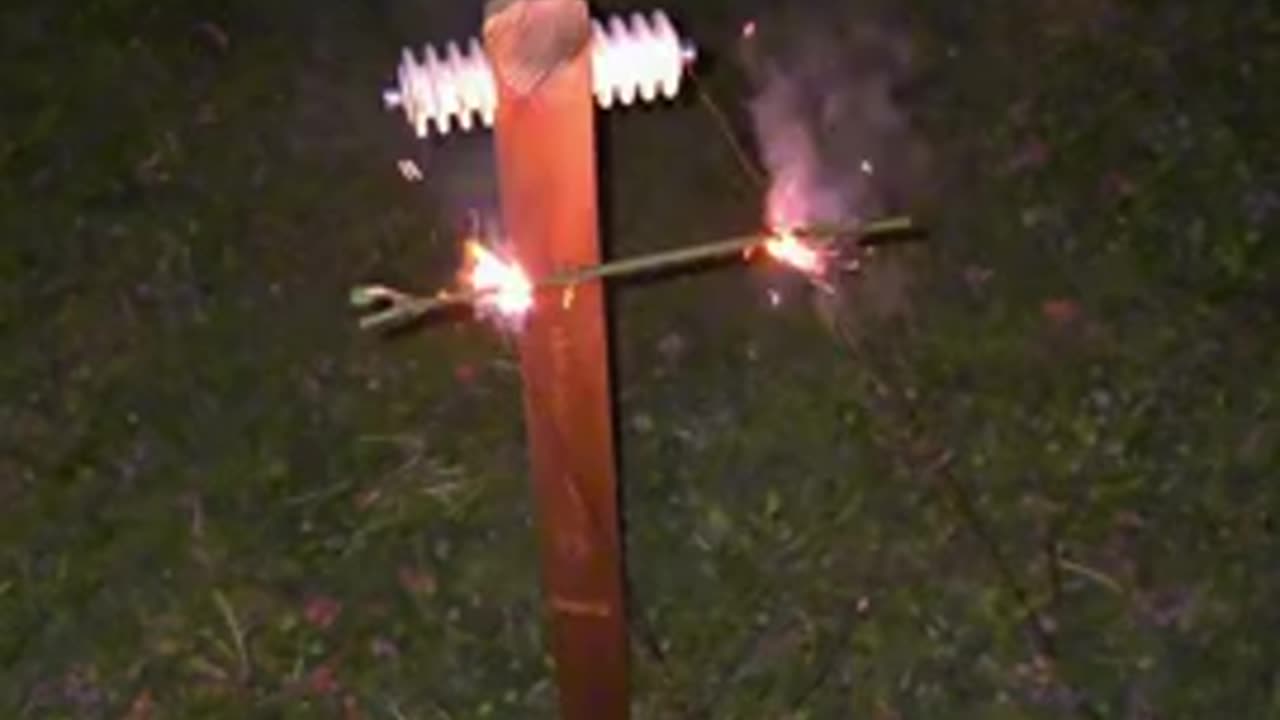 10,000 Volts vs a Stick