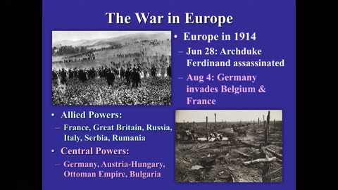 America's Entrance into WWI