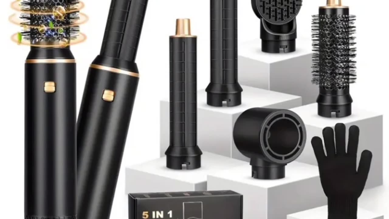 5-in-1 Magic Hair Styler | Blow Dryer Brush for Fast Drying & Styling