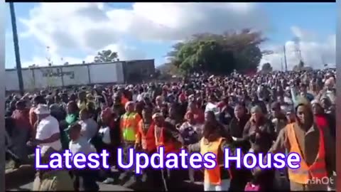 A Call for Action: Addressing the Root Causes of Migration. South Africa Protest against immigrants.