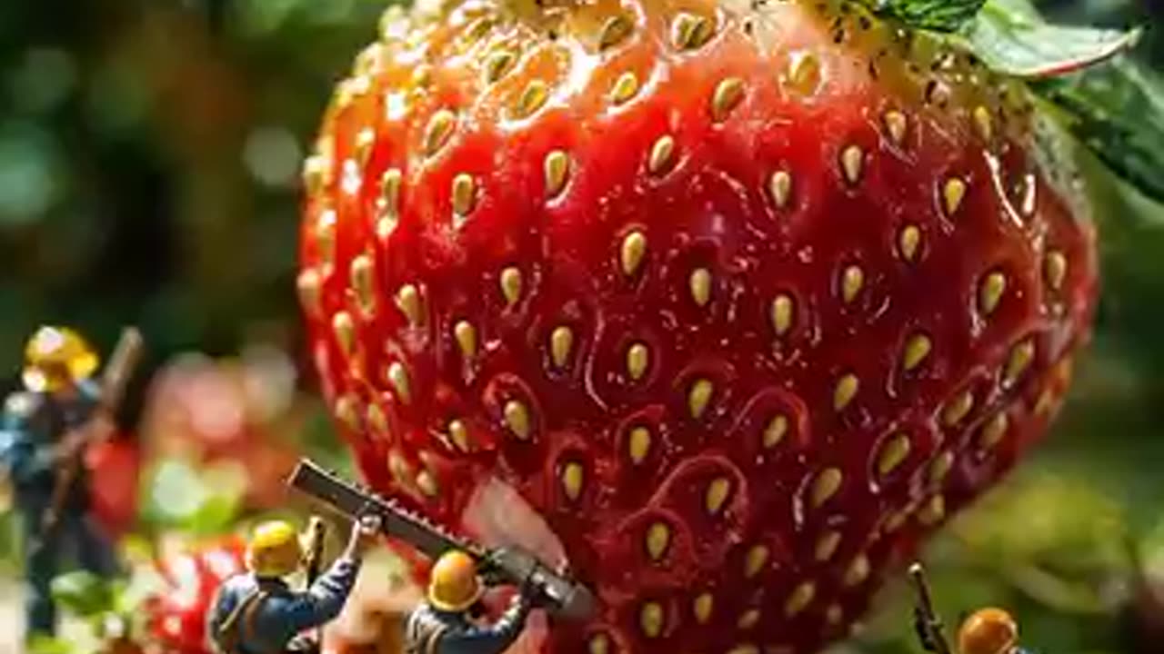 Little men with fruits